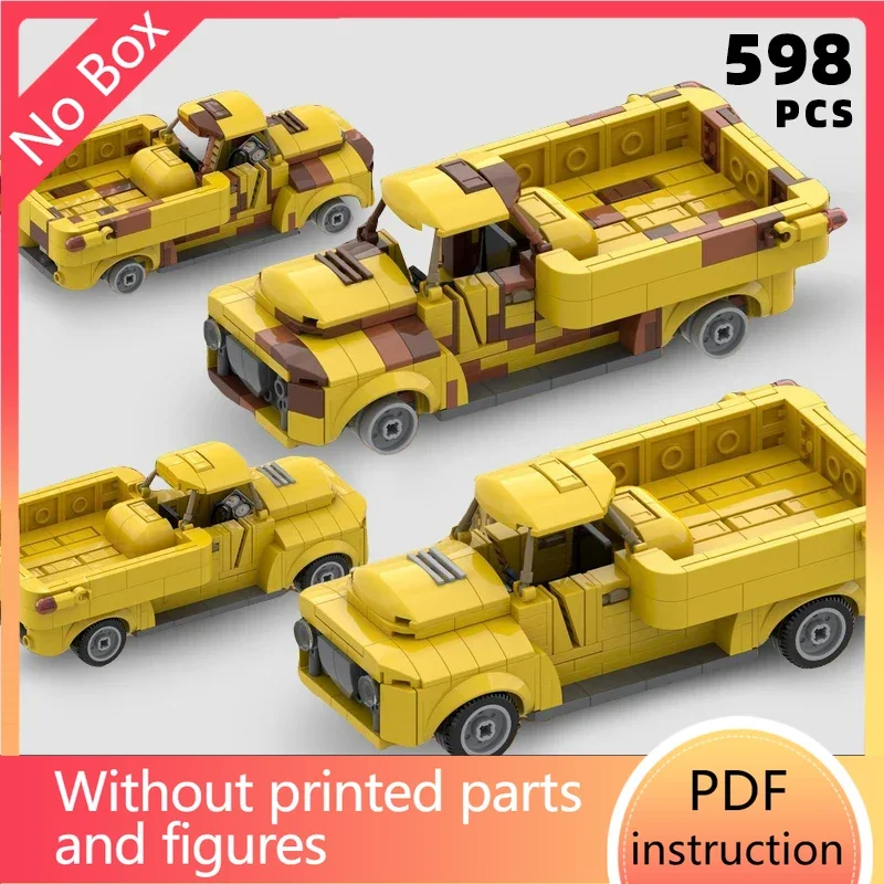 

Серия ядерного излучения, игровой пикап, кирпичи, грузовик для любителей игр, подарочные блоки, мока, автомобиль, ядерная военная сцена, аксессуар, кирпичи, автомобильCh