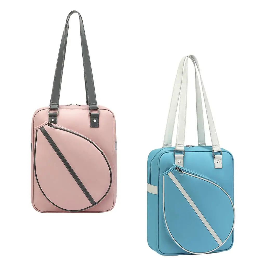 

Large Racquet Tennis Racket Shoulder Cover Bag Lightweight for Ladies Women and Men Squash Racquet Fitness im Turnhalle