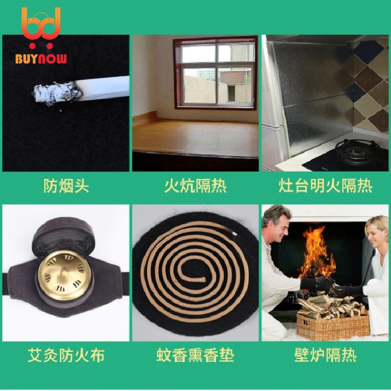 Incense Burner Fireproof Cotton Household Insulation Flame Retardant Cotton Paper High Temperature Indoor Fireproof Dloth Pad