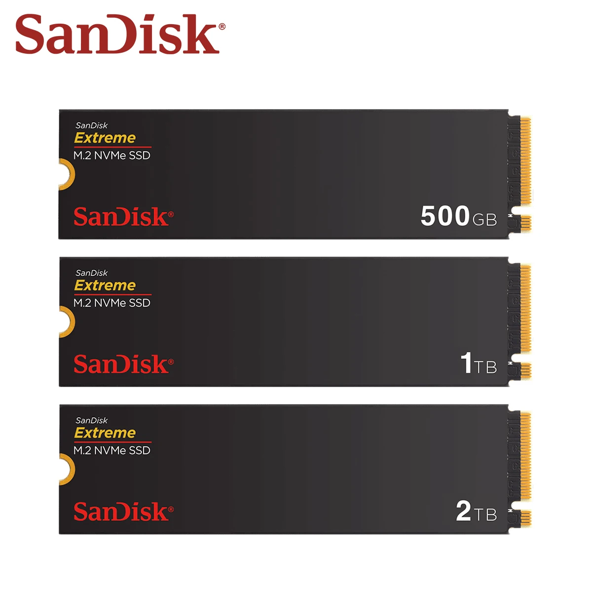 SanDisk Extreme M.2 SSD PCle Gen 4.0 500GB1TB2TB M.2 2280 PCIe Gen3x4Solid State Drive Hard Disk ssd nvme m2 For PC100% Original