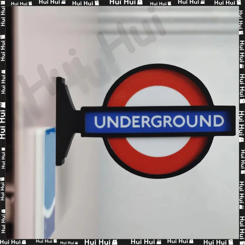 Iluminación creativa del logotipo subterráneo de Londres, imán para refrigerador, tarjeta de ostra, madrid, España, Tokio, Japón, caja de luz, recuerdo turístico