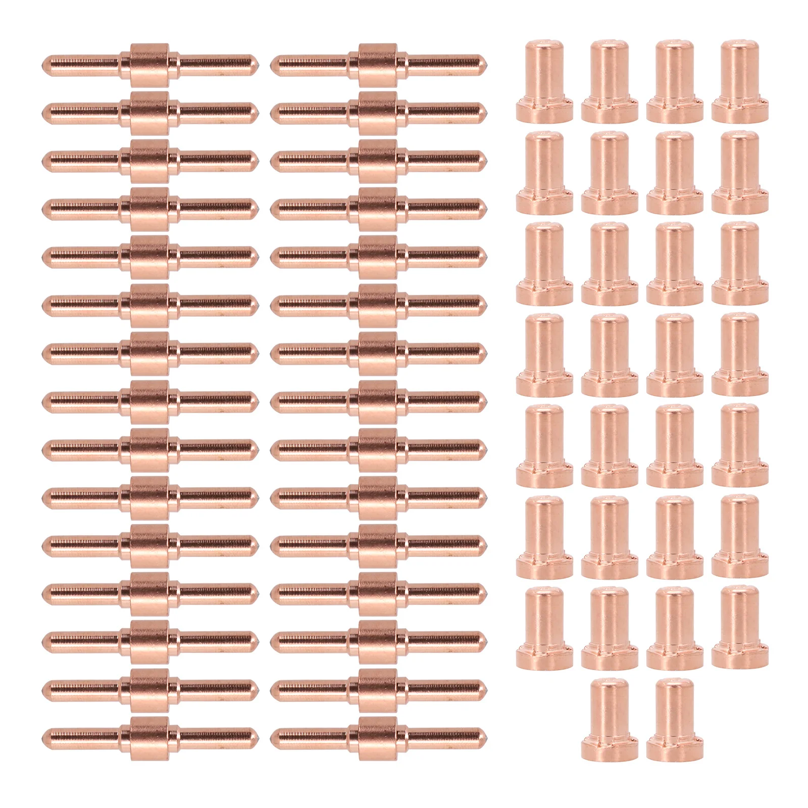 

60 шт. расширенный длинный электродный наконечник 40А расходные материалы для PT31 воздушно-плазменный резак 12 мм максимальная резка для Rilon для Riland