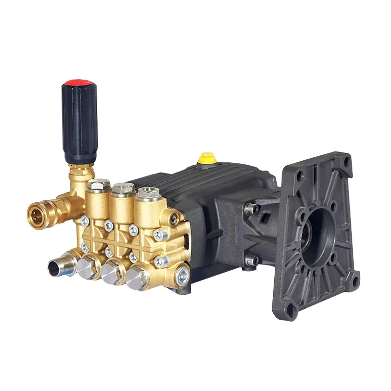 High Pressure Washer Pump 130-300bar Brass Triplex Plunger Pump 18LPM Ceramic Piston Pump 25.4mm 25mm for Oil Fuel/Diesel Engine
