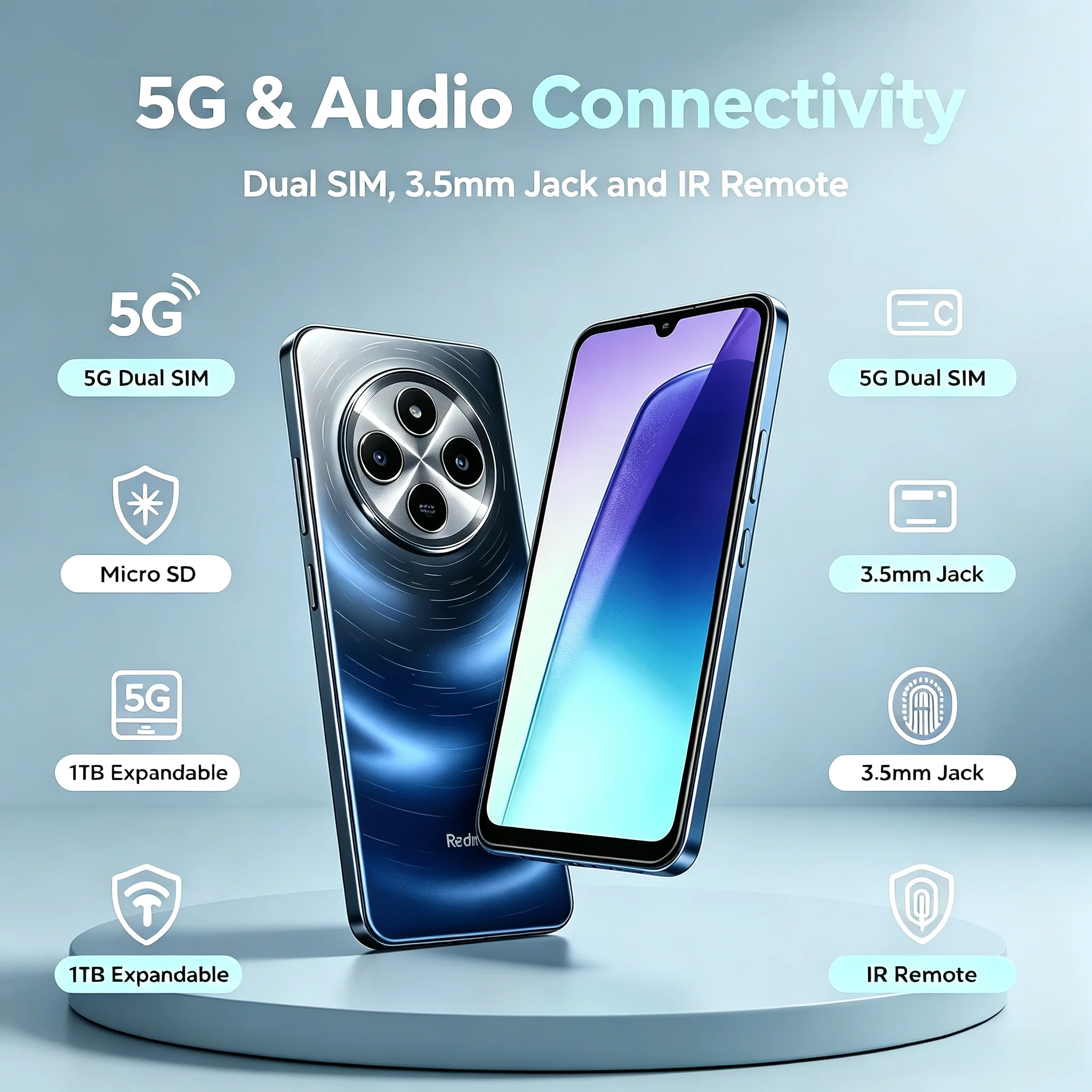 2026 Redmi 14C Official Authentic Model Mobile Phone 8+256GB High Storage Powerful Performance Redmi Series for Unmatched Usage