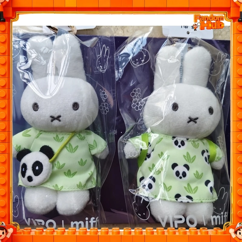 

В наличии: Оригинальный новый плюшевый брелок-кукла Миффи Панда, подвеска для сумки, плюшевая игрушка, подарок для фанатов