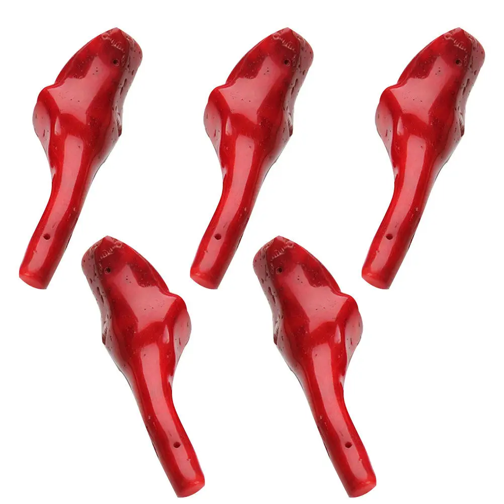 

5 шт. имитационных бусин в форме коралловых веток, яркие, с мини-отверстиями, для изготовления ожерелий, цепочек и украшений своими руками