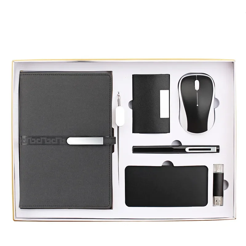 New Business Essentials Gift Set with Notebook, Pen, USB, and More