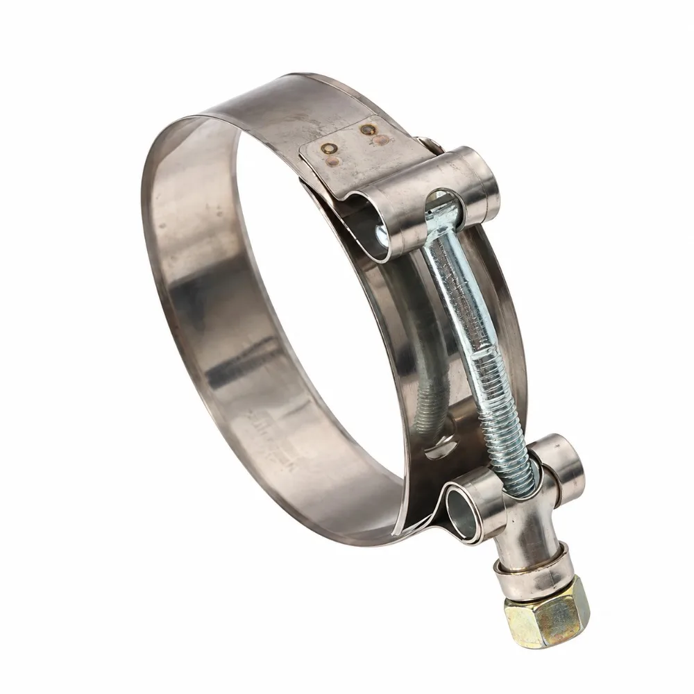 Reliable Stainless Steel T-Bolt Clamp 42mm-109mm Universal Intake Clamps Intercooler Clamps
