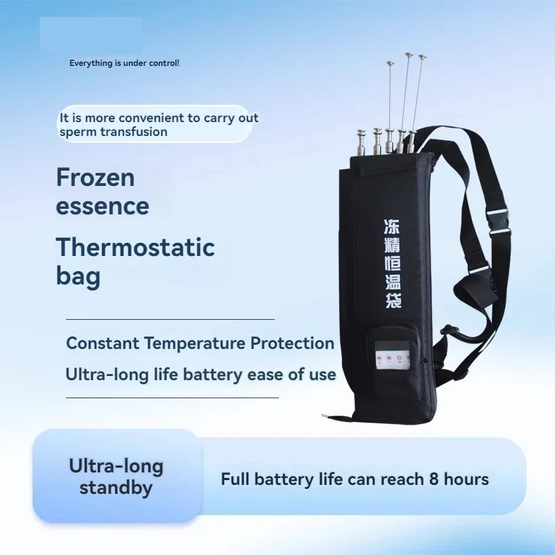 Portable ultra-long standby refrigerated semen temperature control bag Small artificial insemination gun Temperature control bag