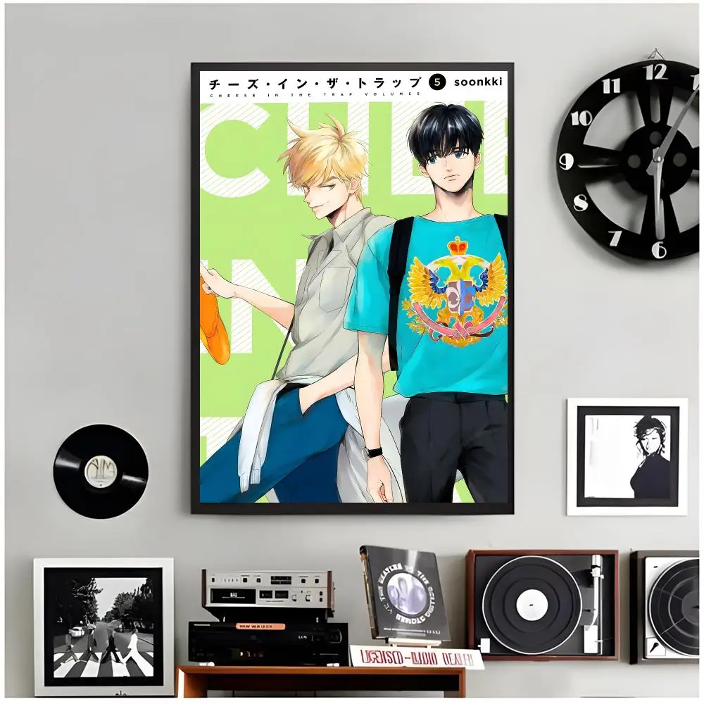 Sweet Romantic Manhwa C-Cheese in the Trap Poster Modern Wall Art Home Decor Living Room Decorative Print Unframed