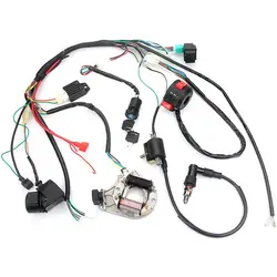 50 70 90 110CC CDI Wire Harness Assembly Wiring Kit for ATV Electric Start Quads Assembly for ATV Electric Quad Kit Motorbike