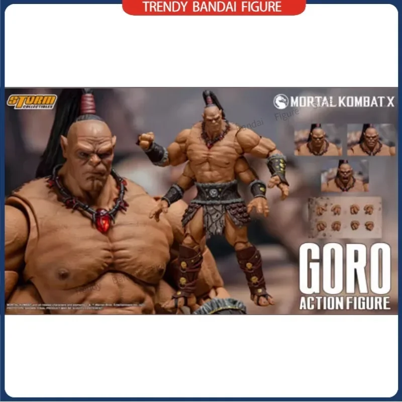 In Stock Storm Toys GORO Mortal Kombat 10th Generation Four Hands Villain 1/12 Action Figure Anime Model Toys Hobby