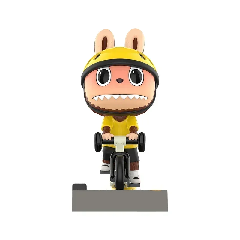 البوب مارت لابوبو الوحوش الصيف الدراجات سلسلة صندوق أعمى تخمين حقيبة سطح المكتب الديكور لطيف نموذج هدية فتاة حقيبة أعمى اللعب