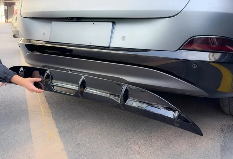 Car Rear Bumper Spoiler Decorative Parts Fit for Xpeng G6 2022-2024 Modified Auto Rear Lip ABS Rear Bumper Car Accessories