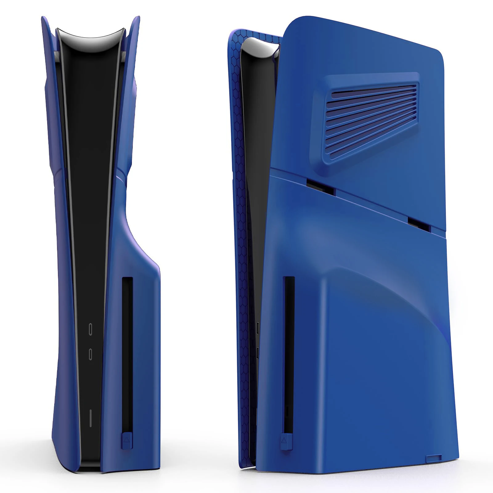 Vervangende Voorplaat Voor Playstation 5 Slanke Dsic Versie Beschermende Hard Case Voor Nieuwe Ps5 Frontplaat Shell Zwart