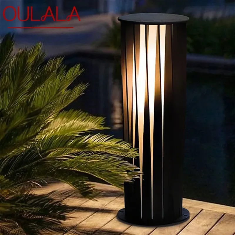 

OULALA Contemporary Outdoor Lawn Lamp LED Electric Waterproof Villa Garden Courtyard District Residential Quarters Lawn Lamp ﻿