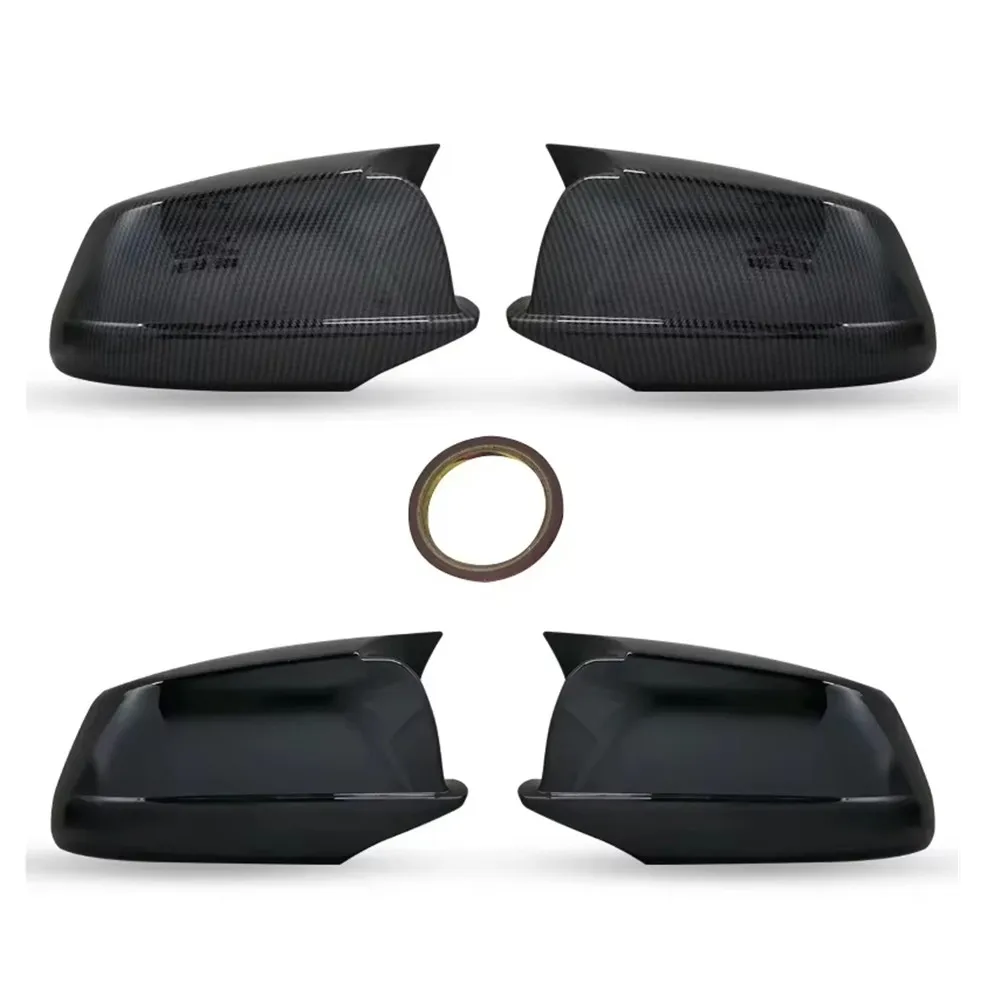 For LHD BMW 5 Series F10 F11 2010 2011 2012 2013 Car Rearview Side Mirror Cover Wing Cap Exterior Door Housing Shell Trim Frame