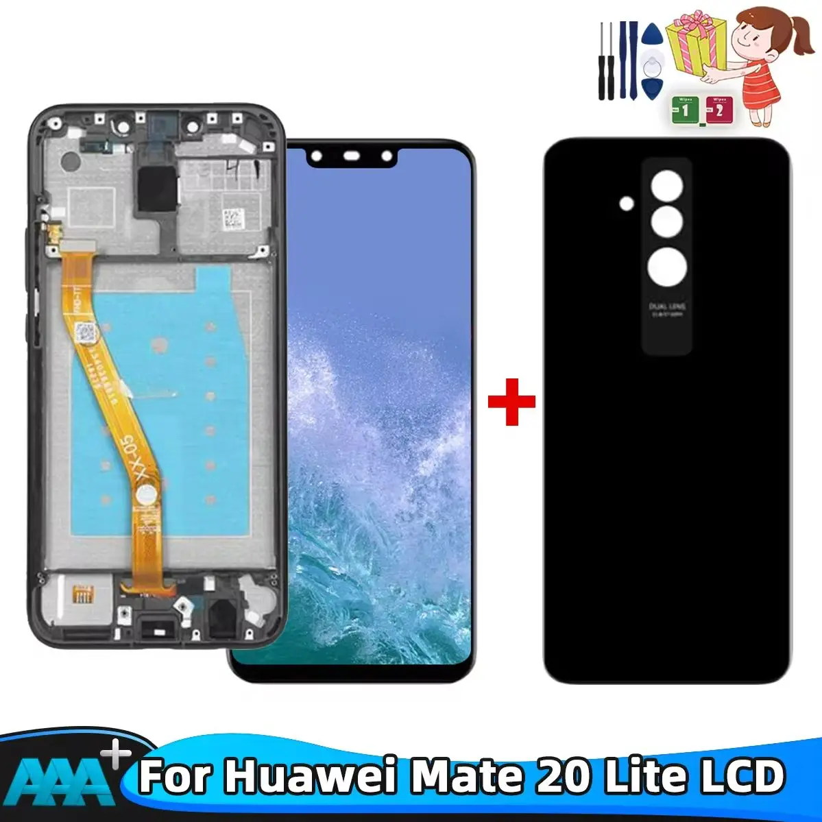 100% Tested LCD For Huawei Mate 20 Lite SNE-AL00 SNE-LX1 SNE-LX2 LCD Display Touch Screen Digitizer For MAIMANG 7 LCD