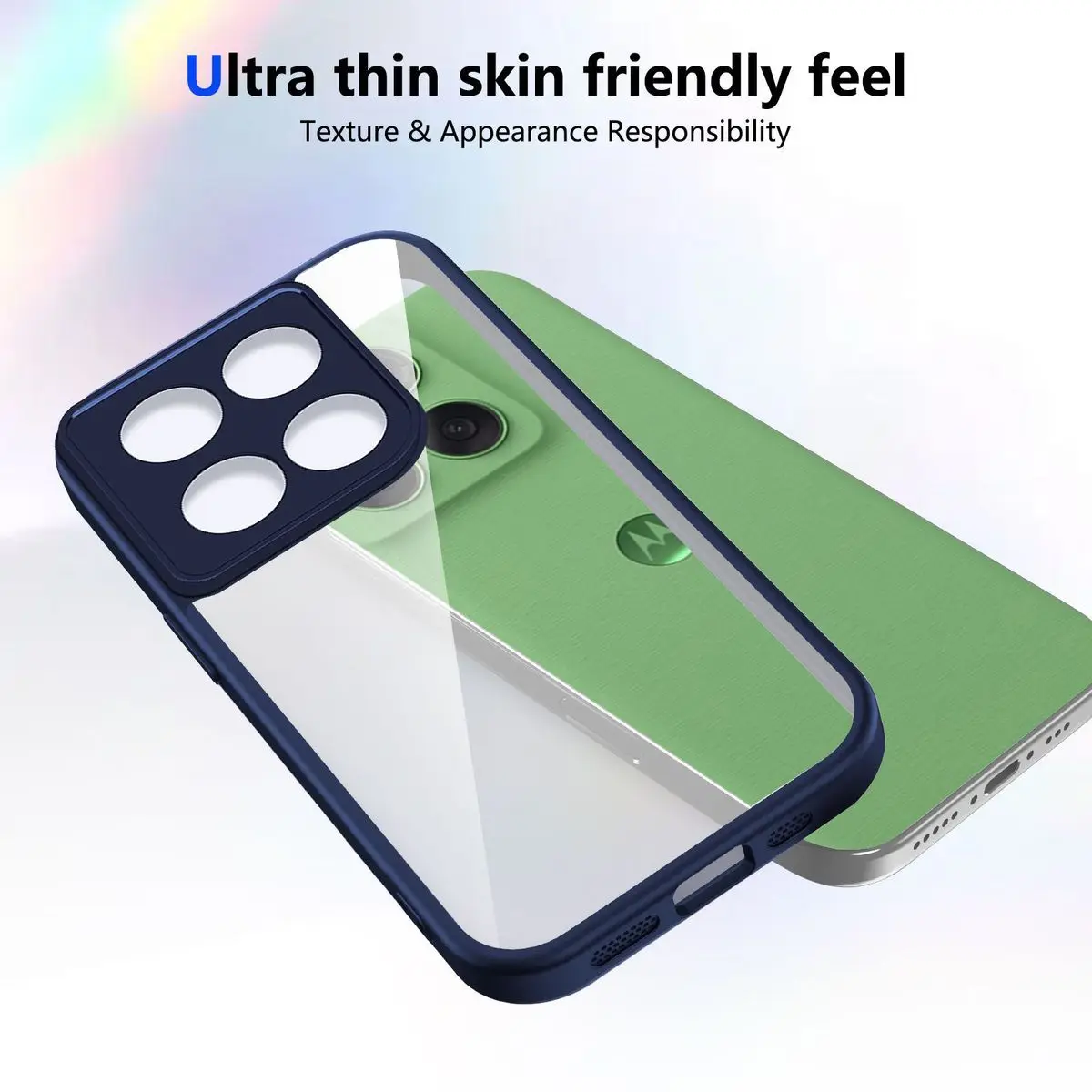 Transparent Silicone Case For Motorola Moto Edge 60 50 40 Fusion 60S 50S Pro S50 Neo Stylus Ultra PC Back TPU Bumper Phone Cover