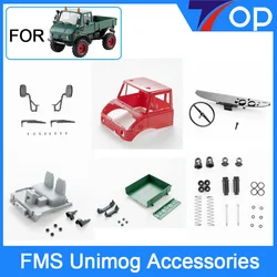 FMS 1/24 FCX24 Unmog Original Spare Parts Girder Shell Tire Lens Rod Set Wheel Hub Screw