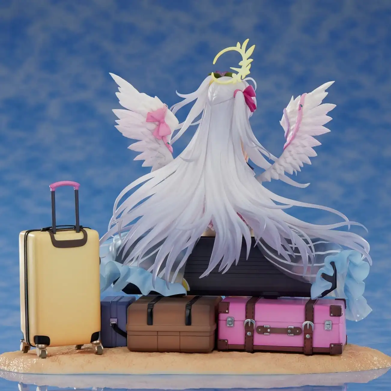 Judai Original Apex Innovation, Elegant Blue Archive Shirasu Azusa Swimsuit Action Figure Models