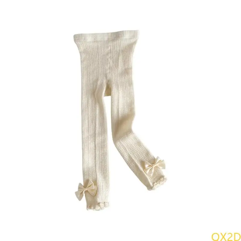 طماق القطن QX2D للفتيات الصغيرات خفيفة الوزن تصميم لباس ضيق صغير #5