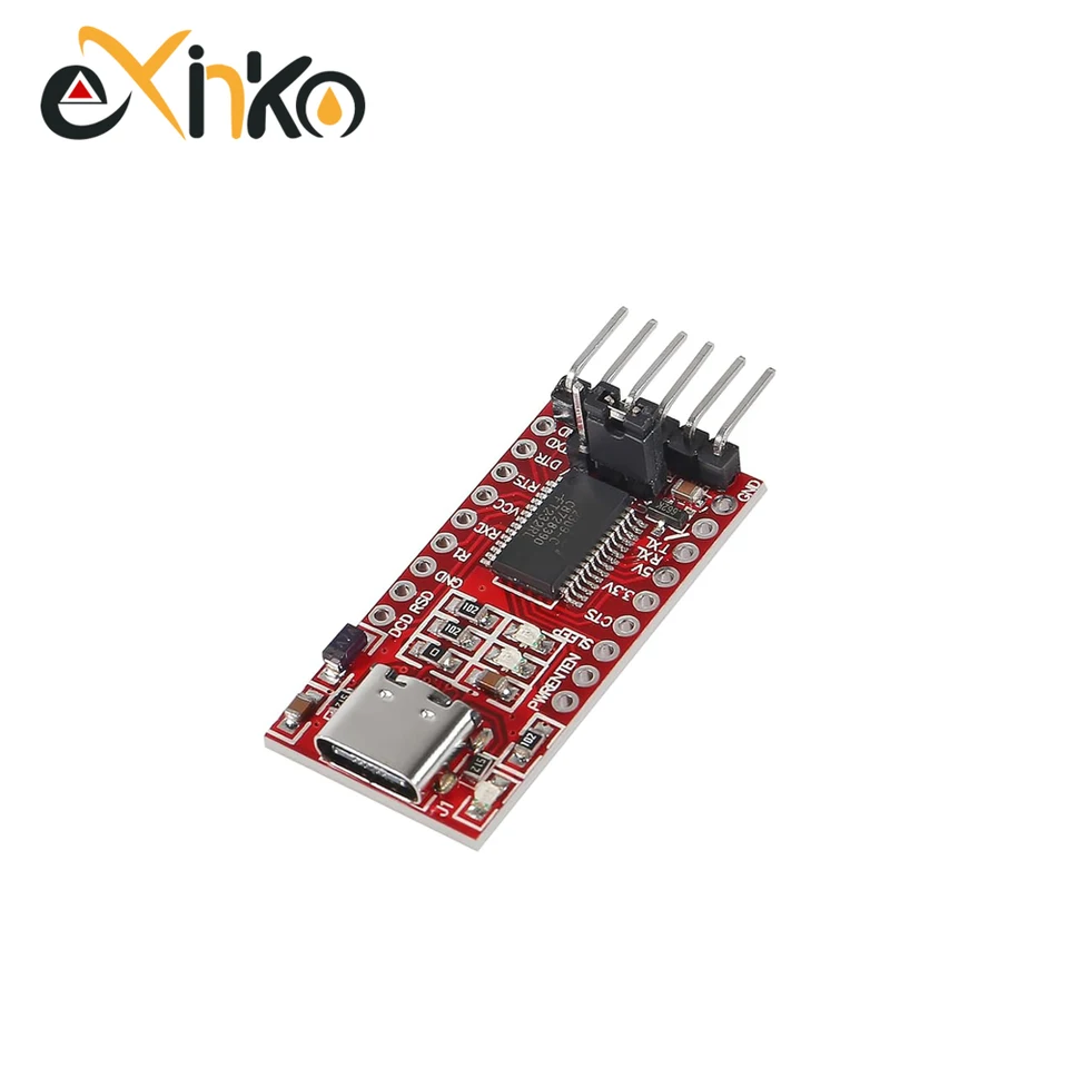 1-10 piezas módulo adaptador FT232RL FTDI USB 3.3V 5.5V a TTL para Arduino, FT232 Pro Mini, USB a TTL 232 4