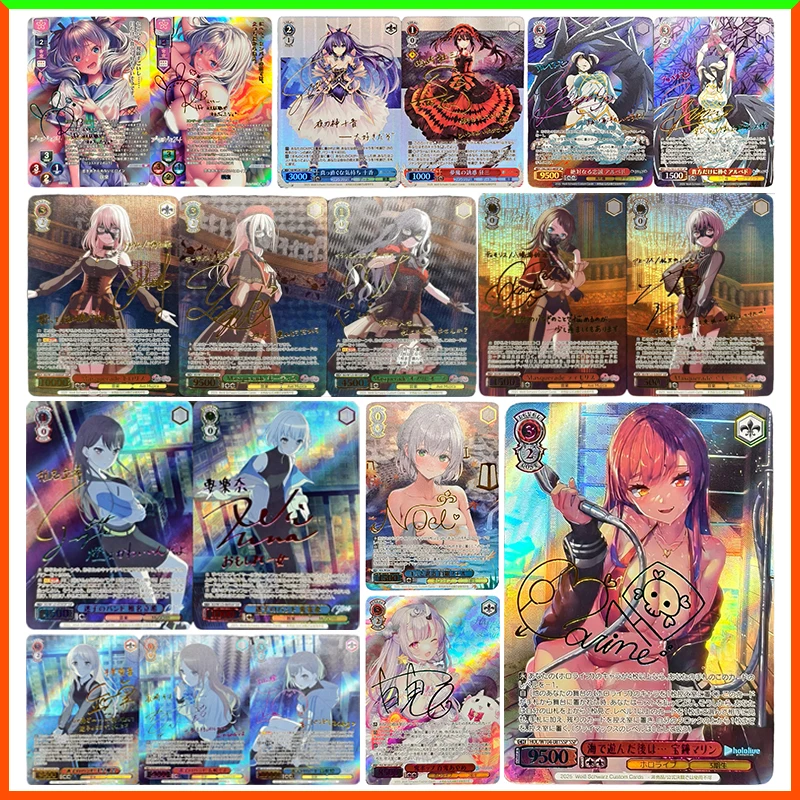 

Аниме Weiss Schwarz DIY ACG Yatogami Tohka Tokisaki Kurumi albedo Houshou Marine Коллекционные карты Игрушки для мальчиков Подарок на день рождения