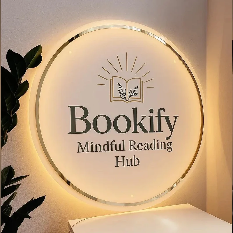 Custom LED Backlit Acrylic Logo Sign | Illuminated Business Sign | Salon Office Wall Decor | Custom Shape LED Light Sign