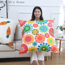 Large Sofa Hug Pillowcase Cotton Large Living Room Bedroom Bed Large Cushion Cover 70 Cm Square 65 Cm Pillowcase