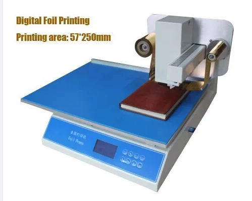 Digital Gold Foil Printer Platform Hot Stamping Logo Printer Cover Uv Phone Case Printer for Leather/plastic Hot Product 2021