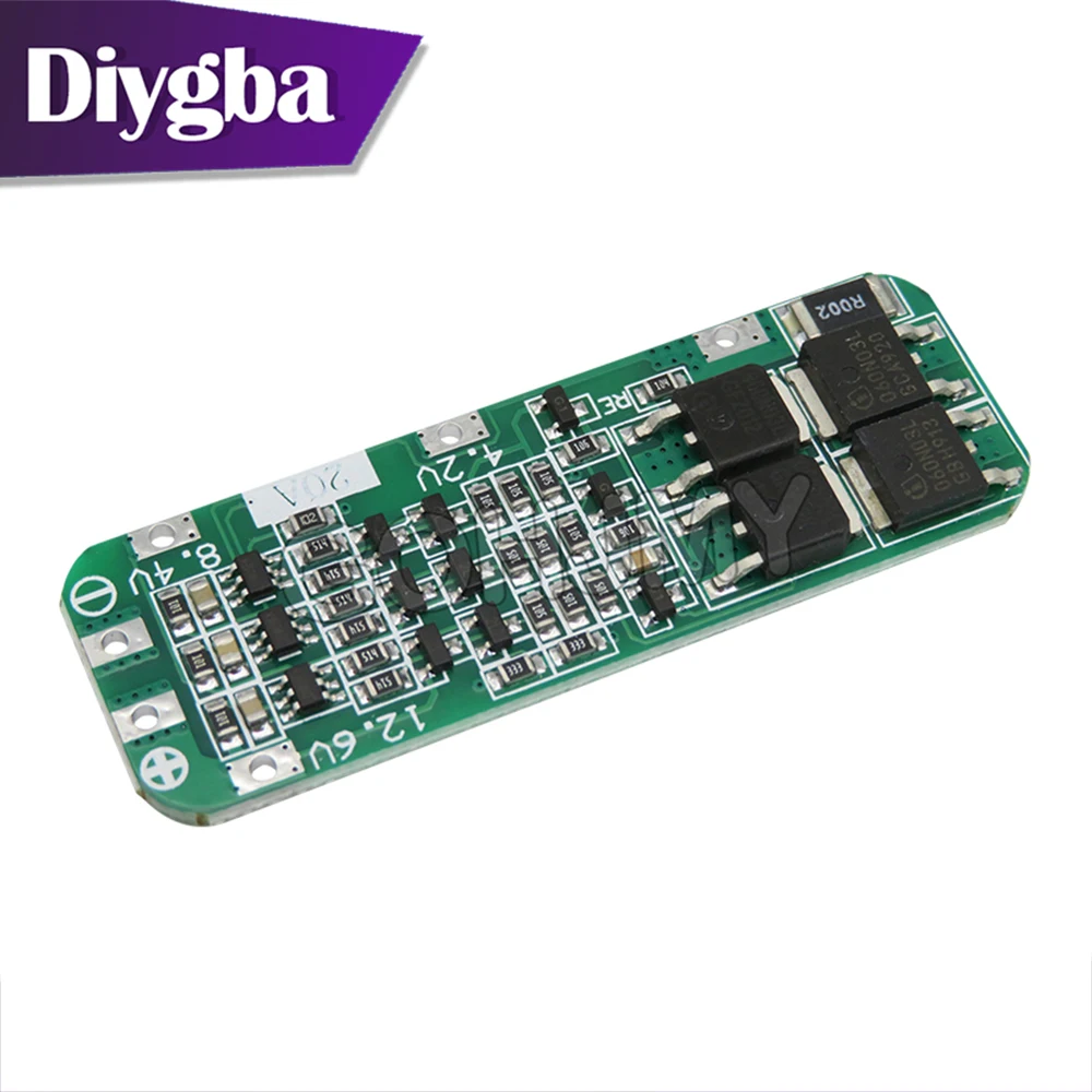 3S 11.1V 12V 12.6V 18650 lithium battery protection board can start the electric drill 20A current