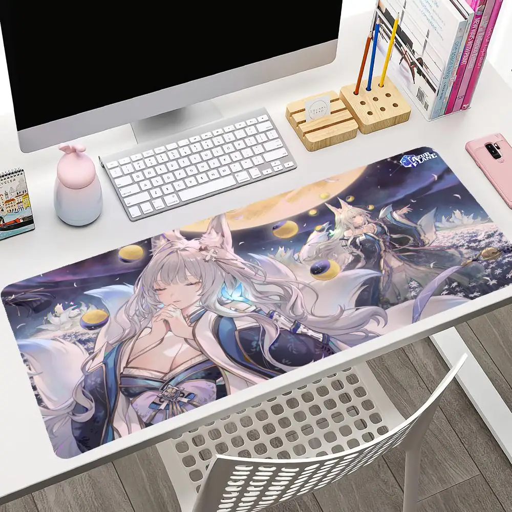 Shinano Azur Lane Anime Sexy Girl Mousepad Large Gaming Mouse Pad LockEdge Thickened Computer Keyboard Table Desk Mat