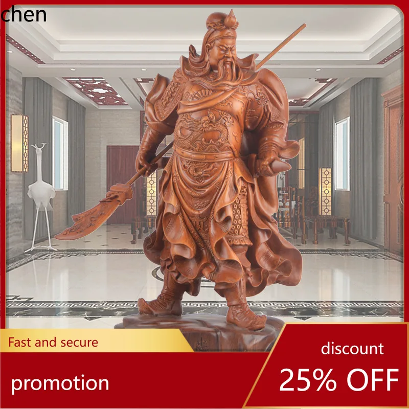 

CZ Guan Gong Figurine, Martial God of Wealth Statue, Home Decor Resin Craft, Opening Ceremony Gift