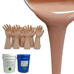 Human Skin Color Liquid Silicone A two-component liquid silicone rubber material for the manufacture of human artificial limbs