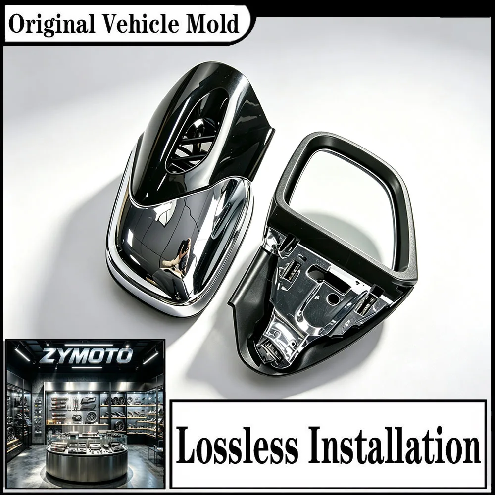 For BMW K1200 K1200LT K1200M K 1200 1999-2008 Motorcycle Rear View Side Mirrors ABS Chrome Black Pair Accessories Kit Set