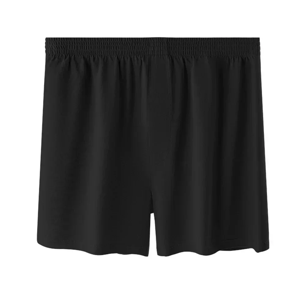 

Classic Solid Color Boxers For Men 2XL Loose Underwear Breathable Underwear Fabric Casual Wear Option Casual Home Use