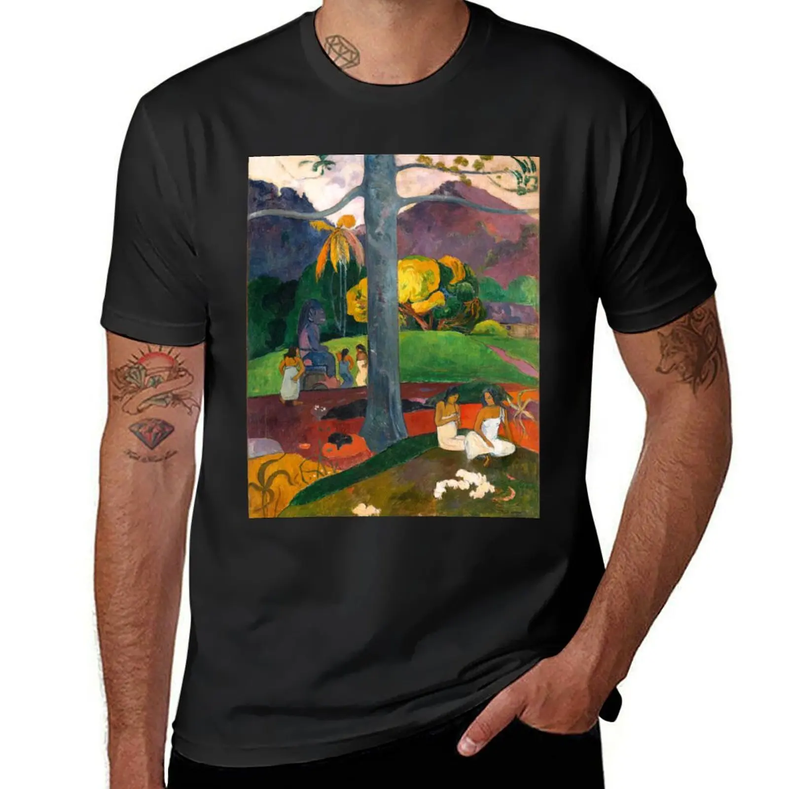 Paul Gauguin - Mata Mua - In olden Times - érase una vez T-Shirt oversizeds shirts graphic tees mens graphic t-shirts