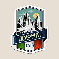 Dolomites Mountains Italy Dolomiti Itali  Magnet Cute Refrigerator Colorful Magnetic Decor Children  for Fridge Organizer Holder