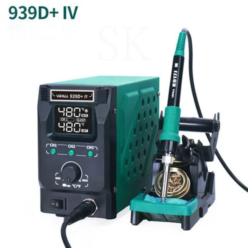 YIHUA 939D+ IV 200-480℃ Digital Soldering Station 3 Screens LCD Display With 3-stage Storage Function Welding Manufacturer