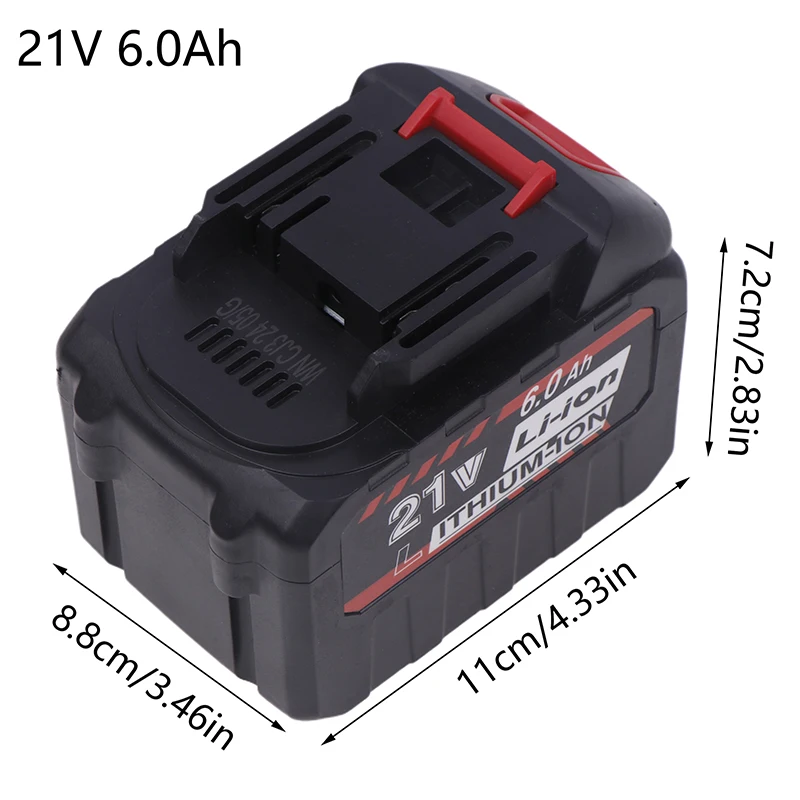 

21V 4.0Ah 6.0Ah Rechargeable Lithium Battery Fit For Makita 21v Power Tools Cordless Wrench Saw Drill Grinder Screwdriver