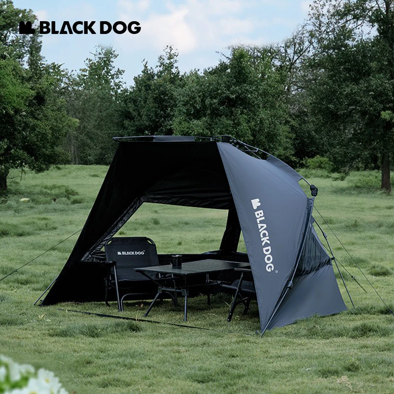 BG Upgrade Outdoor Sunshade Automatic Tent Camping Dual Purpose Shelter Rain Sun Protection Beach Park Tent family vacation