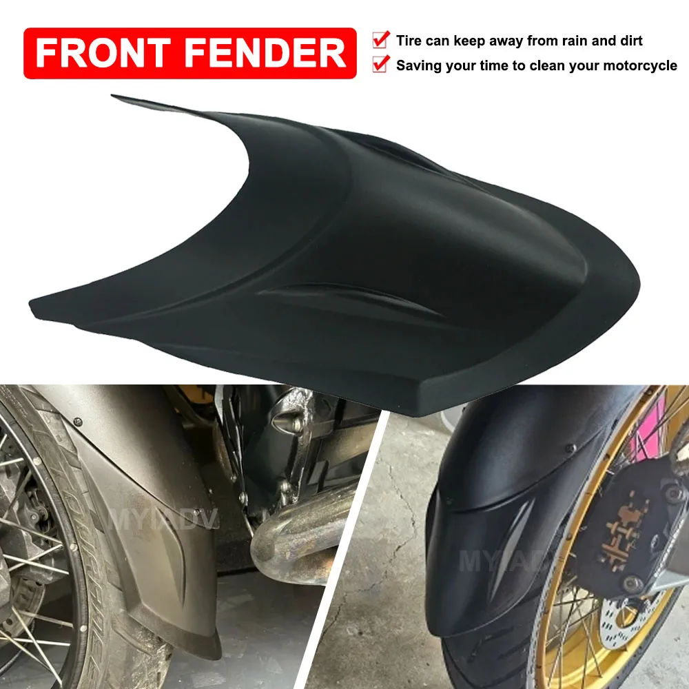 

Motorcycle Front Tire Fender Extender Hugger Extension For BMW R1200GS Adv 2014-2018 R1250GS 2018-2021 Mudguard Splash Mud Guard