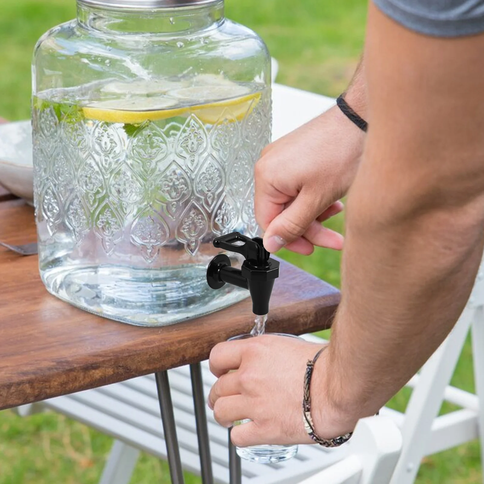 

Plastic Beverage Dispenser Spout Replacement Durable Water Tap for Beverage Coolers Water Dispenser Spigot Outdoor Use