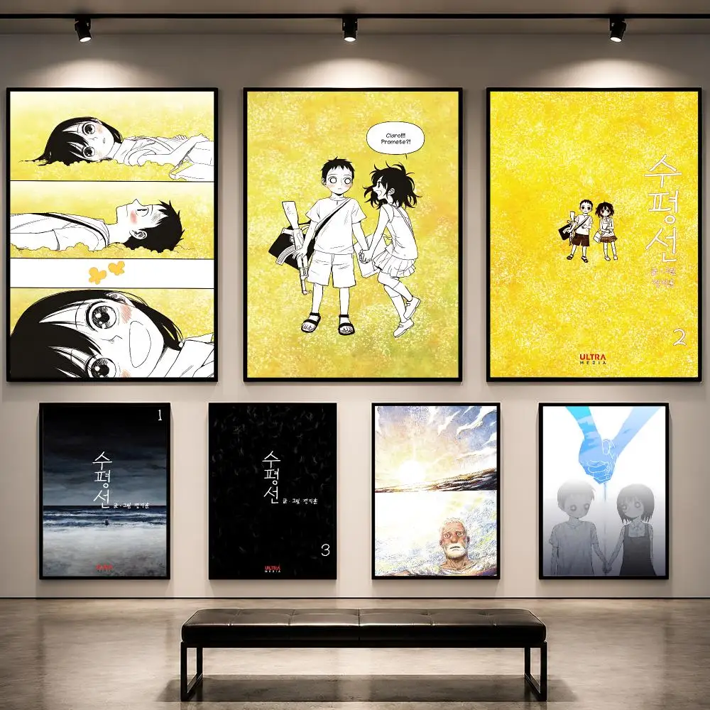 Manhwa The Horizon JH Poster Pop Wall Art PP Decorative Water-Resistant Print Apartment Dorm Office Room Decor Gift
