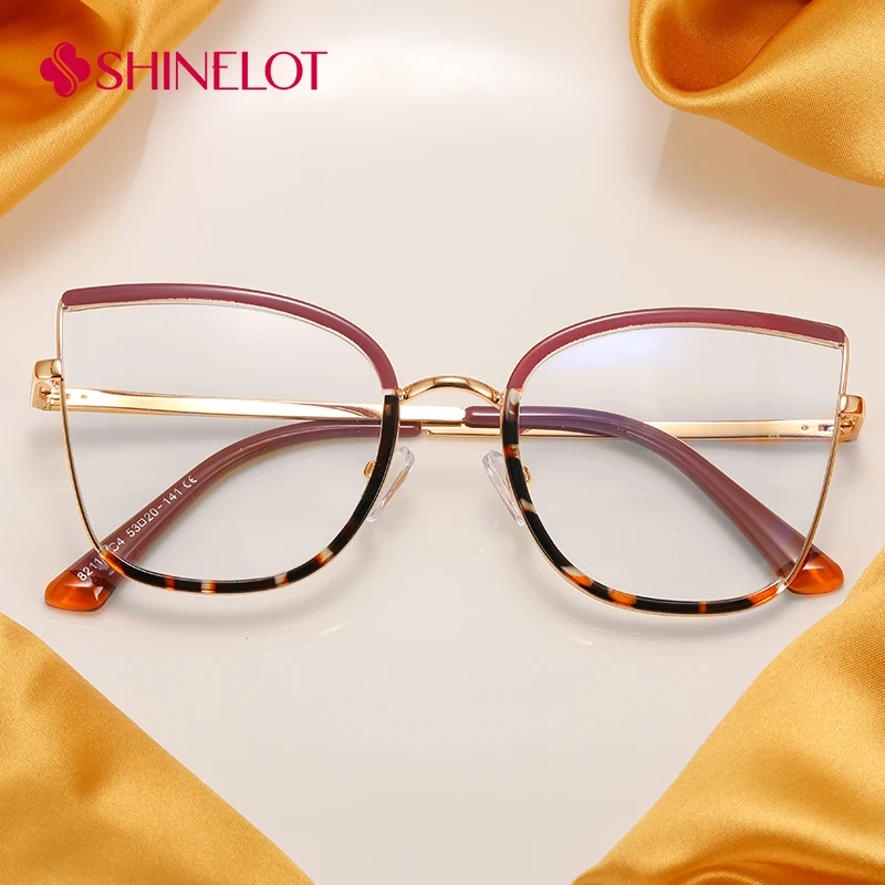 

82112 Cat Eye Eyeglasses Prescription Frame Female Eye Protection Glasses Youth Style Fashion Style Modern Lady Eyewear