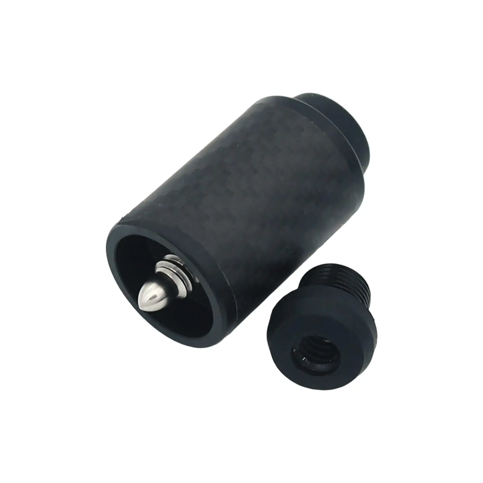 

Billiards Pool Cue Extension Portable Carbon Fiber Cue End Lengthener Billiard Connect Shaft for Athlete Beginners Enthusiast