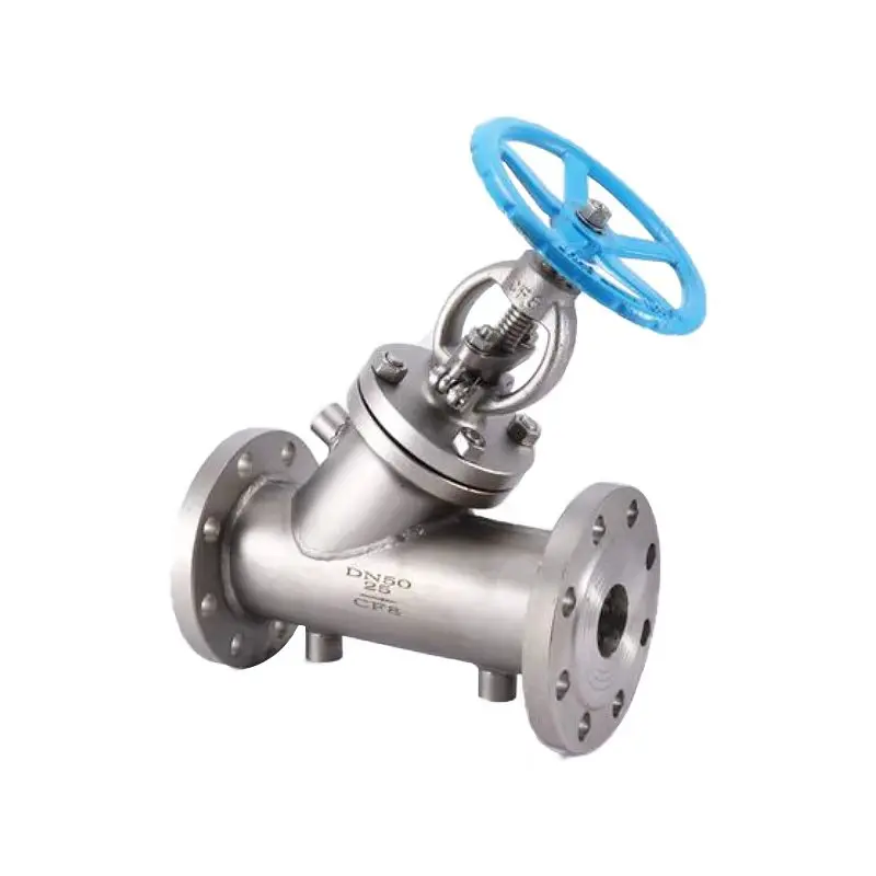 Manufacturer Direct Sales of Y-shaped Flange Insulated Globe Valve