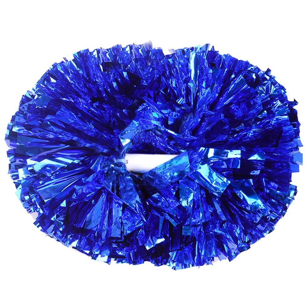 

Sports Cheerleader Team Spirit Cheering Women Cheerleading Dance Hand Flower Ball Plastic Pom Poms with Ring Handle