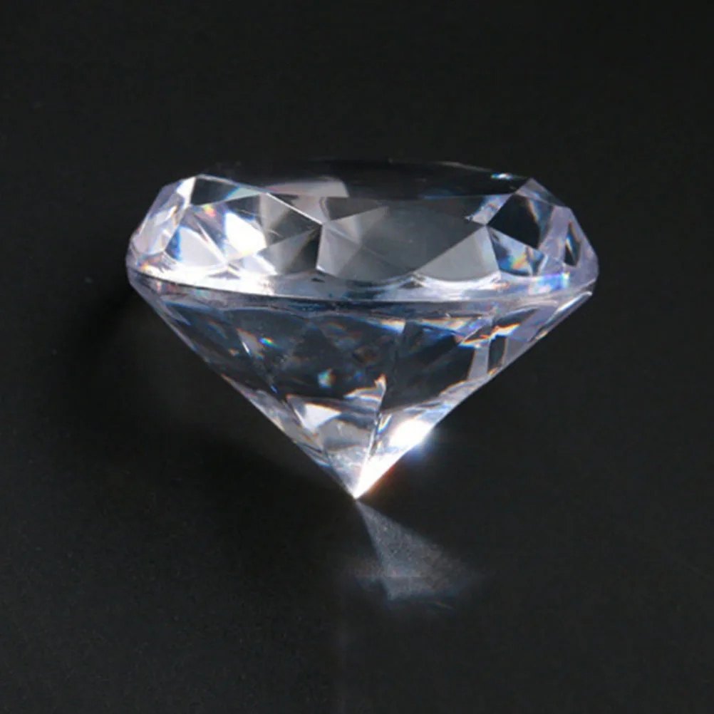 

200pcs Acrylic Diamond Colorful Jewelry Decorative Props Simulation Gemstones Party Accessories Display Playset Home Decor